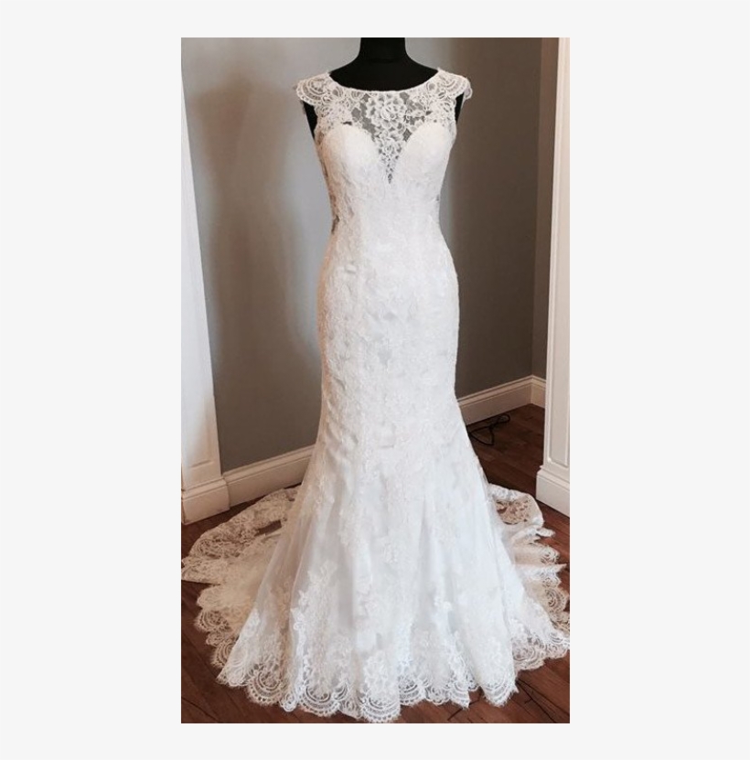 White Wedding Dresses, White Lace Wedding Dresses, - Wedding Dress, transparent png