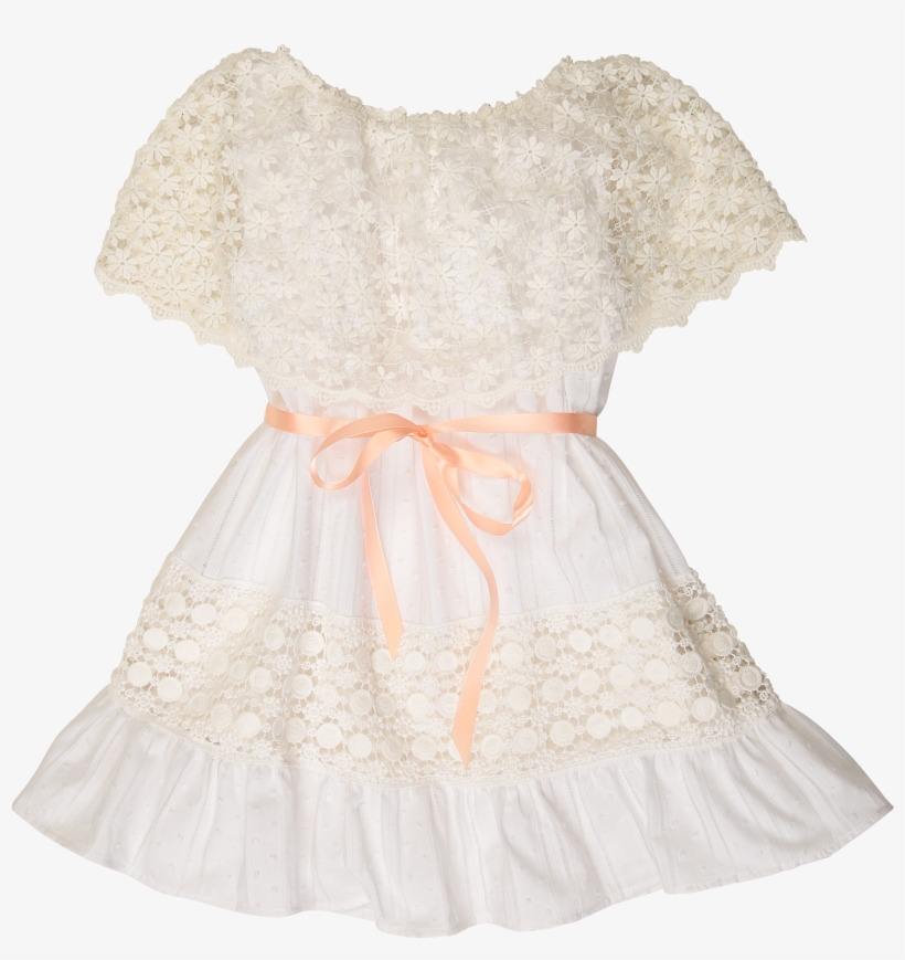 Claire Dress In Tea Party Lace - Lace, transparent png