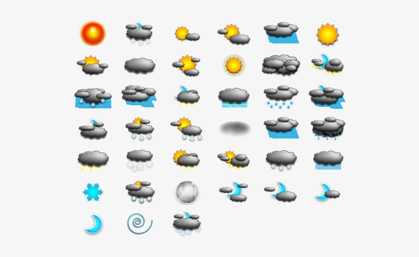 Search - Weather Icon Pack Png, transparent png