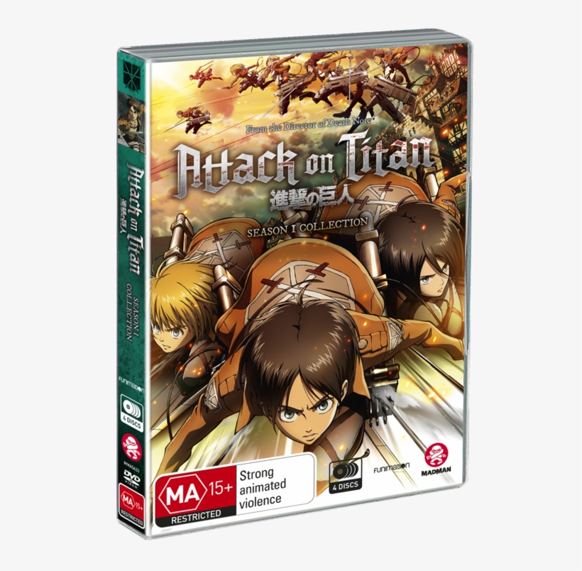 "the World It Creates Is Not Only Imaginative But Also - Attack On Titan Season 1 (dvd), transparent png