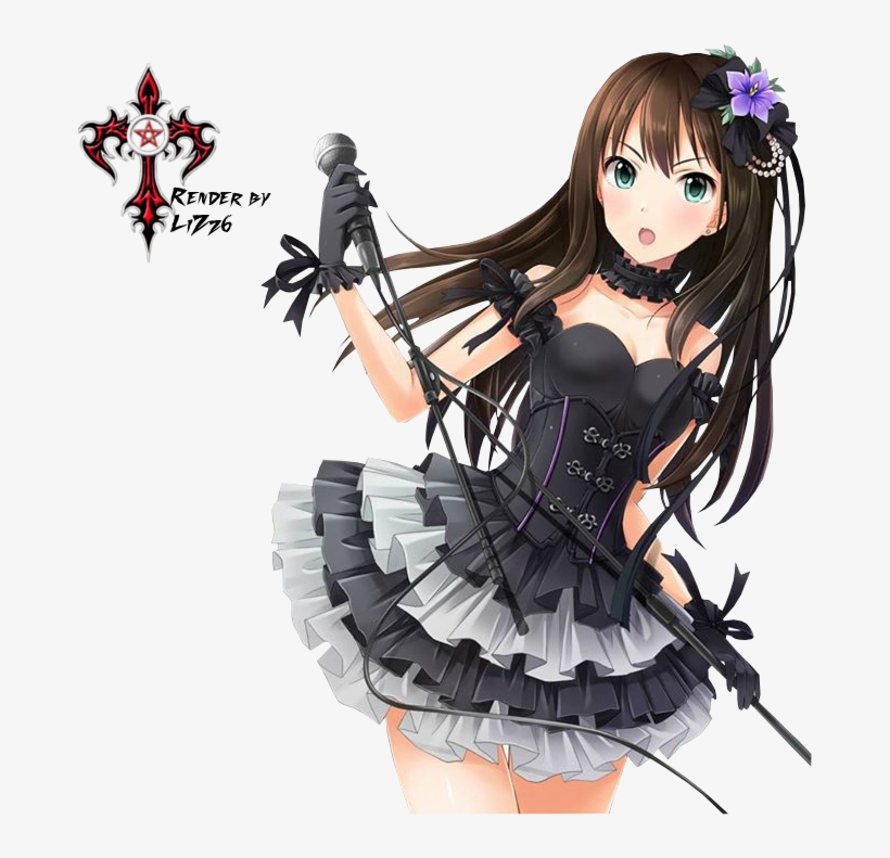 File History - Anime Girl Music Render, transparent png