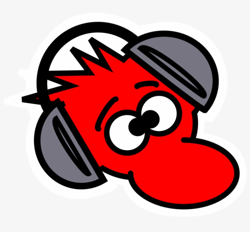 Headphones Cartoon Loudspeaker Music Download - Personagem Com Fone De Ouvido, transparent png