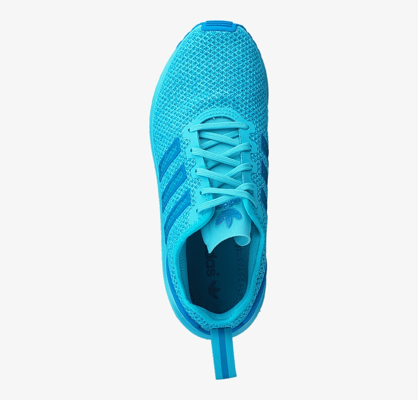 Zx Flux Racer K Blue Glow - Shoe, transparent png
