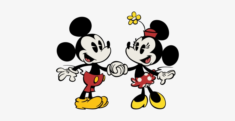Mickey Minnie Artwork 6 - Mickey And Minnie Mouse, transparent png