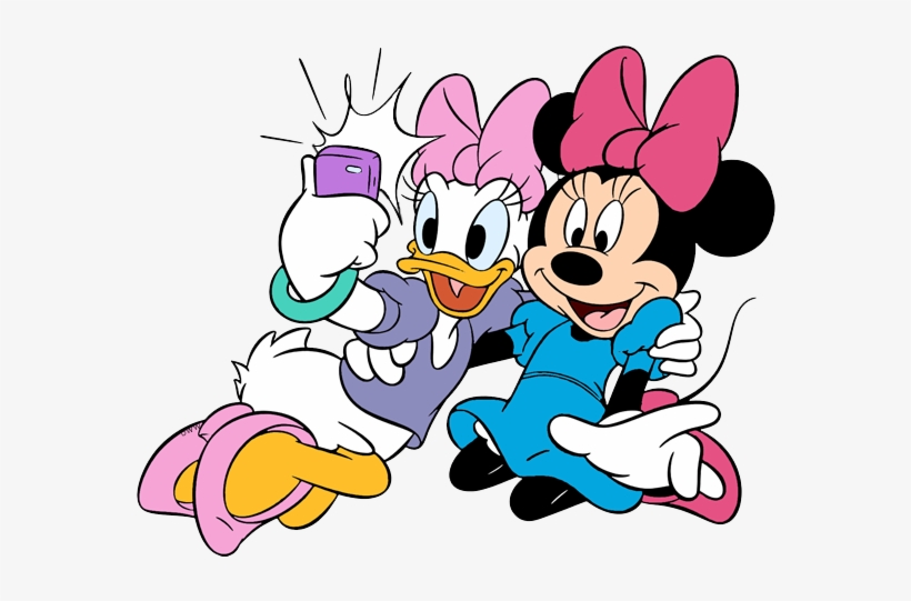 Daisy Getting Their My Favorite - Daisy And Minnie Png, transparent png