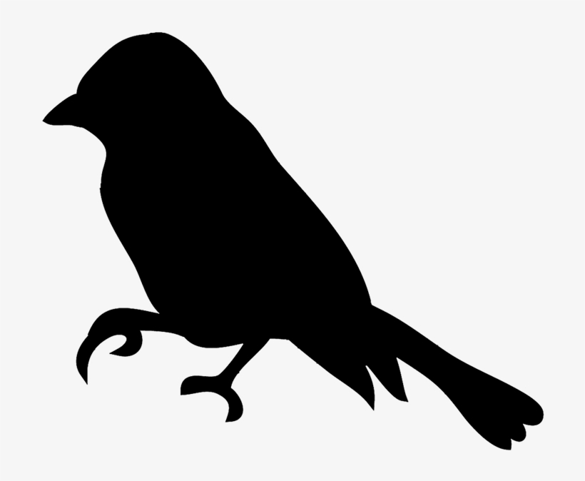 Silhouette Of Flying Bird Png Small Bird Silhouette - Eagle Black Clipart, transparent png