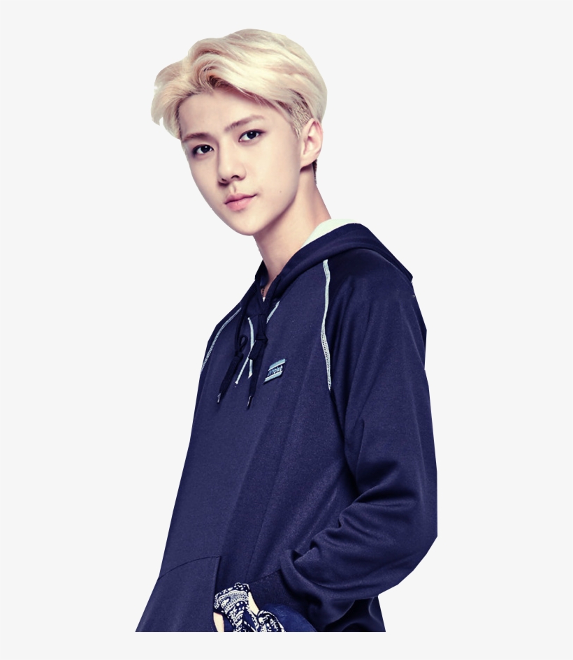 Sehun With Blonde Hair, transparent png