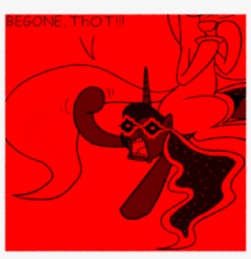 Red Glowing Eyes Meme Artist Banebuster Begone Banner - Graphic Design, transparent png