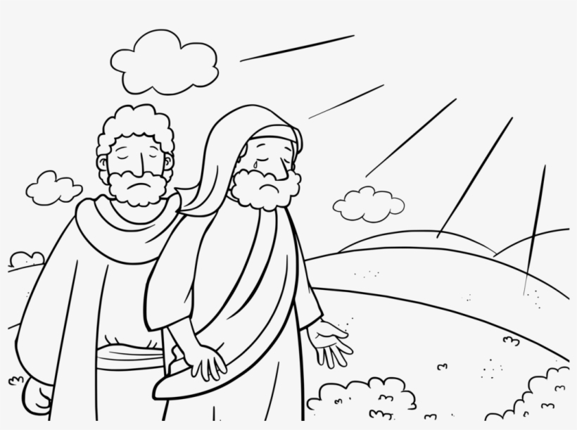 Bible Coloring Book Burning Bush God Drawing Free Commercial - Moises Y Aaron Para Colorear, transparent png