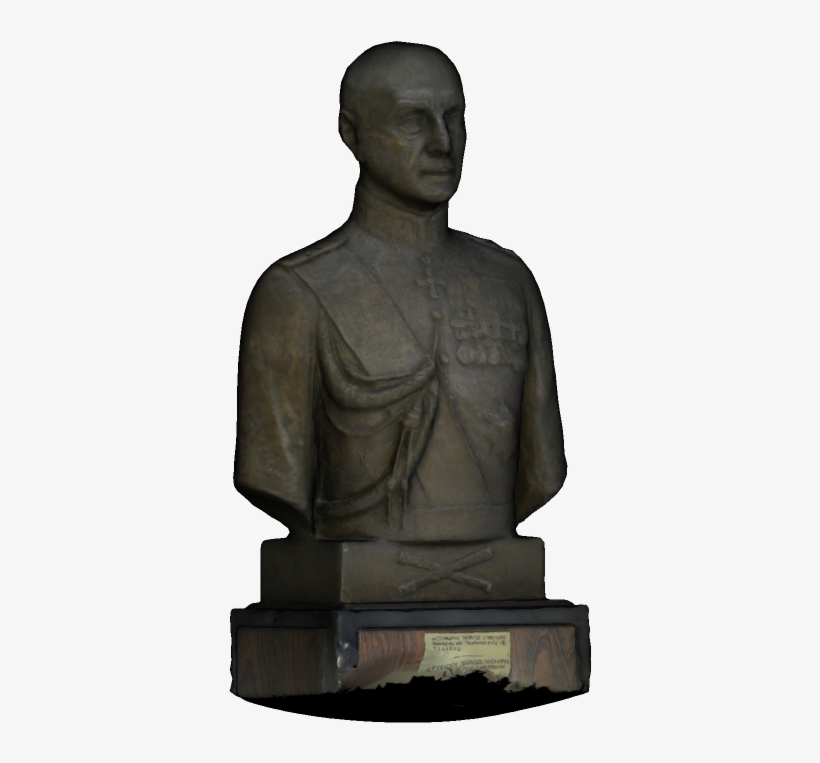 Bust Of Alexander Papagos - Bronze Sculpture, transparent png