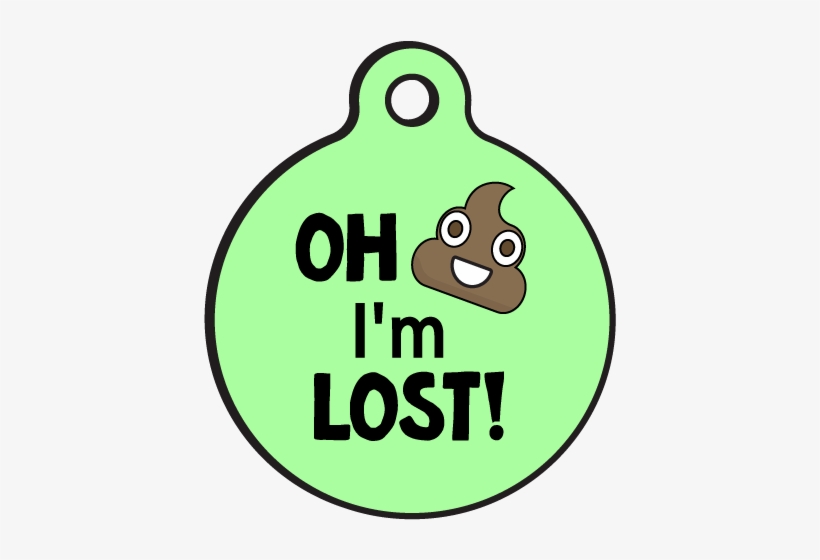 O Im Lost - Pet Tag, transparent png