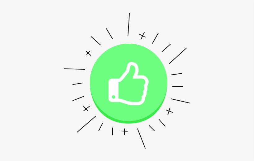 Flippo's Thumbs Up - Circle, transparent png