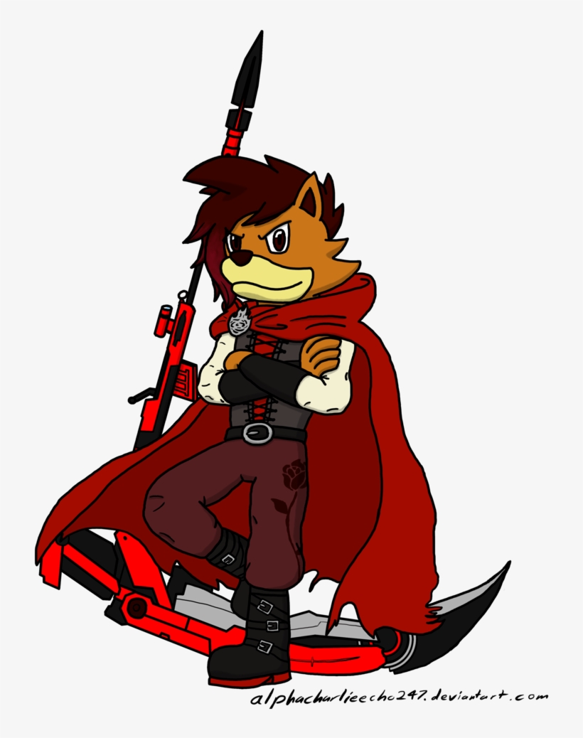 Ben As Ruby Rose By Alphacharlieecho247 - Cartoon, transparent png