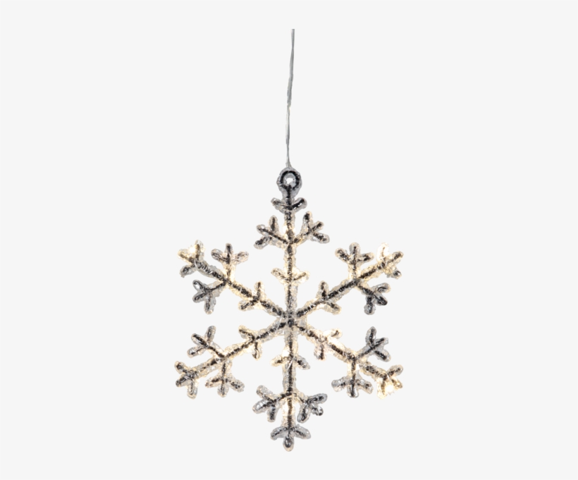 Snowflake Icy - Icy Snöflinga Led 18cm - Star Trading, transparent png