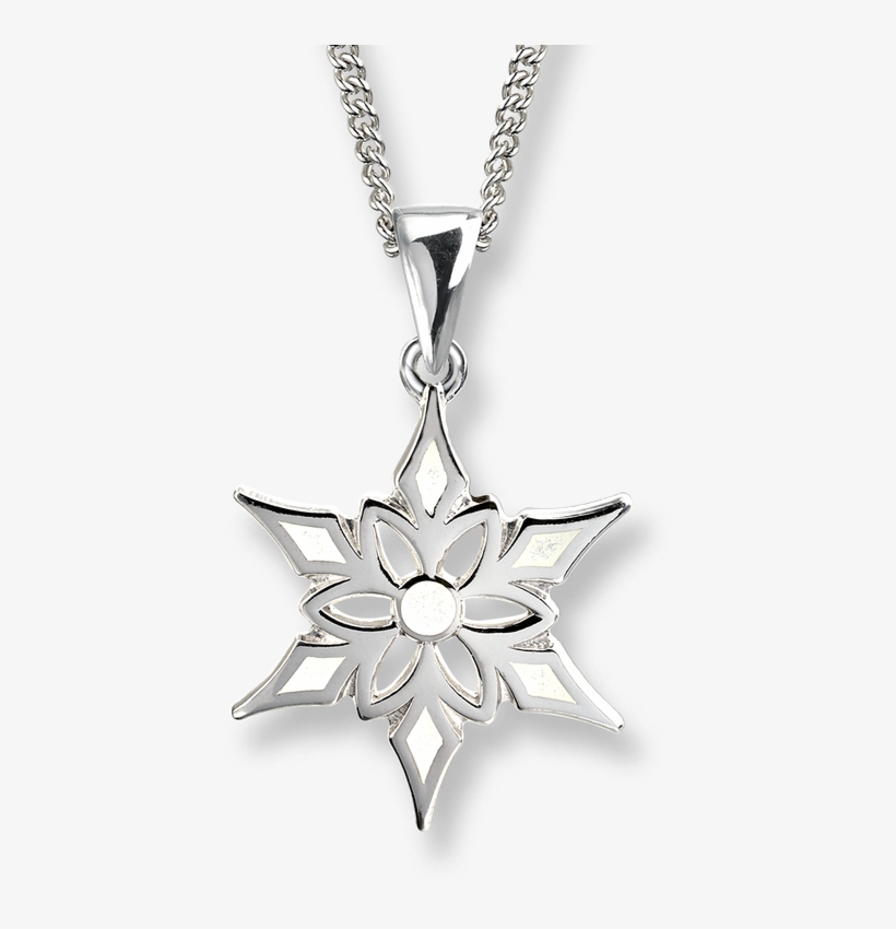Nicole Barr Designs Sterling Silver Snowflake Necklace - Earring Png Transparent Background, transparent png