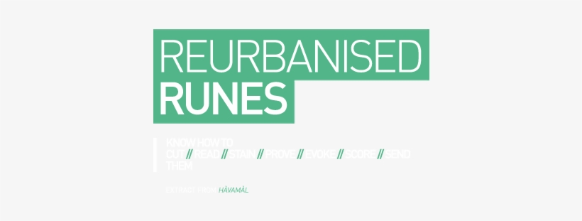 Reurbanised Runes // Typography - Venta De Plata Al Por Mayor, transparent png