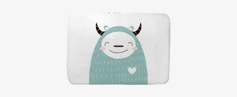 Funny Yeti With Quote - Illustration, transparent png