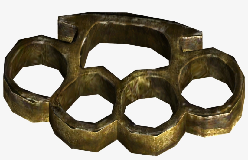 Brass Knuckles - Fallout Brass Knuckles, transparent png