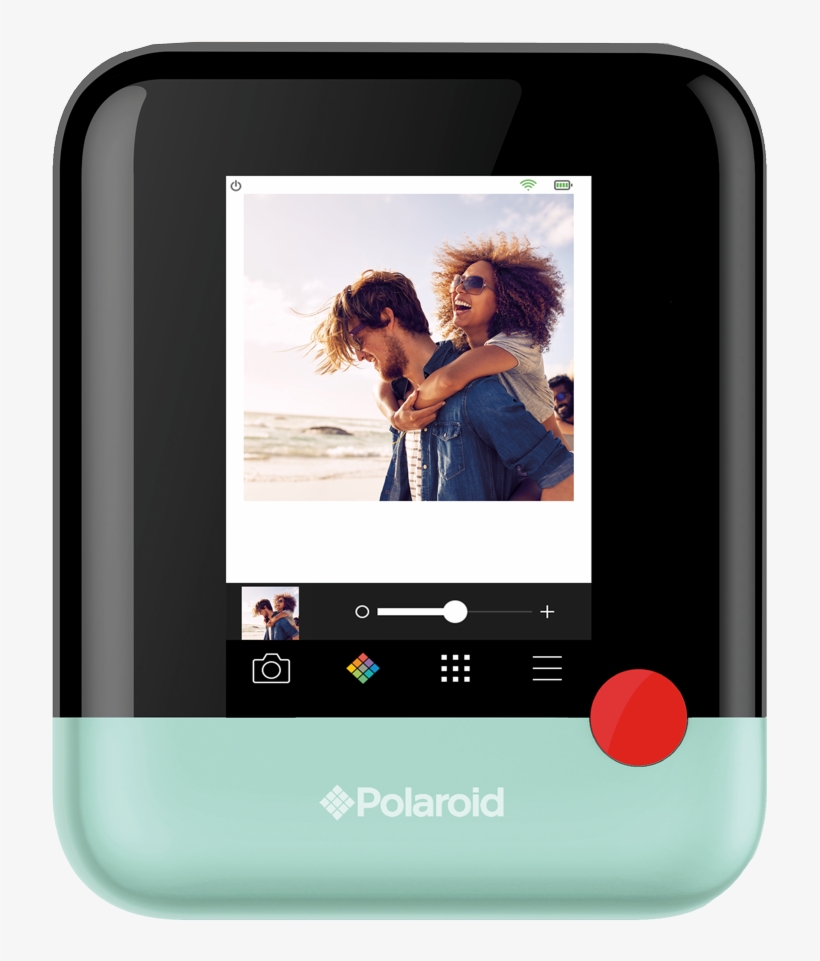 Polaroid Pop Instant Digital - Green Digital Camera, transparent png