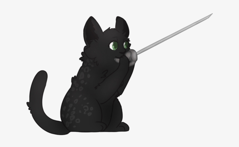 Lil Sword Kitty - Cartoon, transparent png