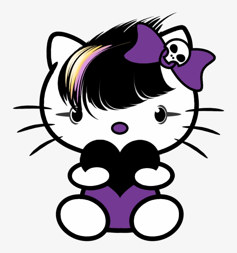Emo Love Kitty Hello Kitty 894x894 PNG Download PNGkit