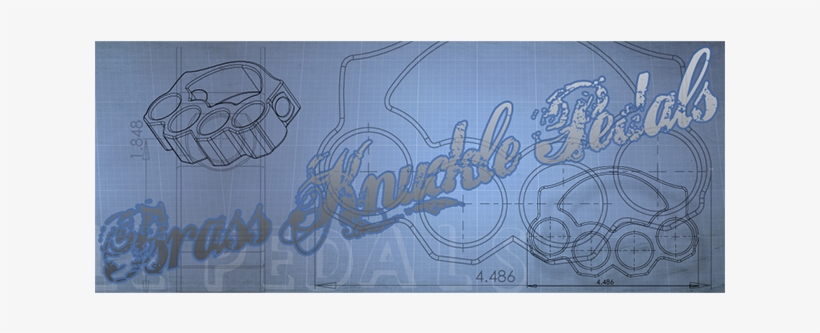 Brass Knuckle Pedals Graphic - Graffiti, transparent png