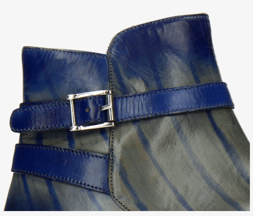 Ankle Boots Kylian 3 Clear Water Lines Electric Blue - Belt, transparent png