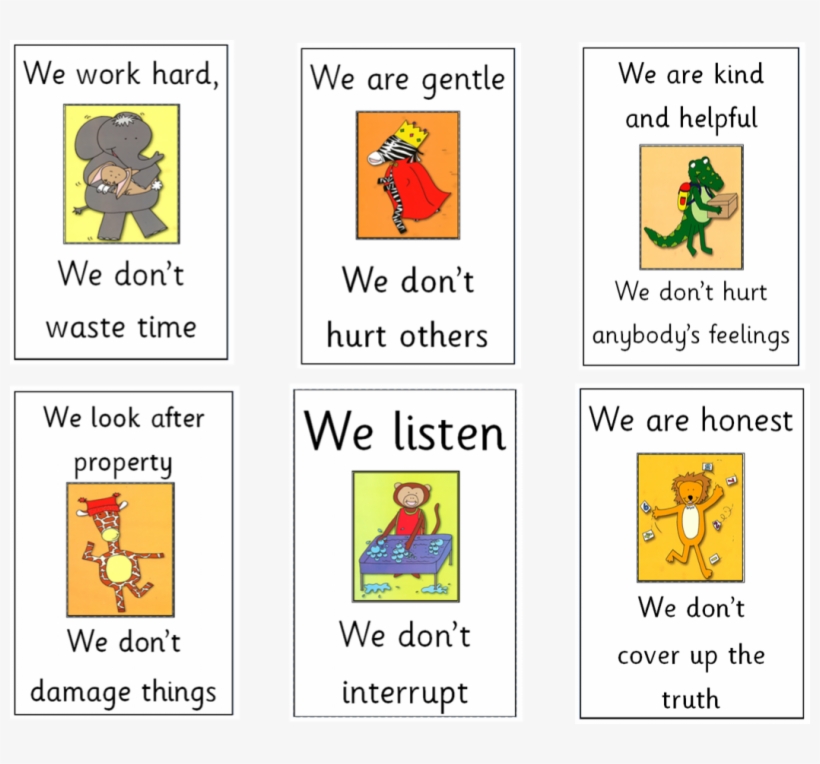 Our Golden Rules Cartoon 800x684 Png Download Pngkit