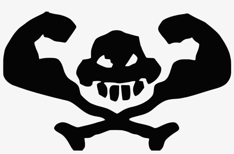 Free Download Of Skull And Crossbones Icon Clipart - Clip Art, transparent png
