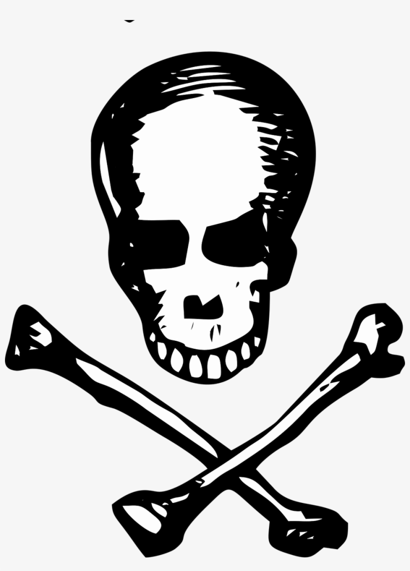Vintage Black Poison Skull, transparent png