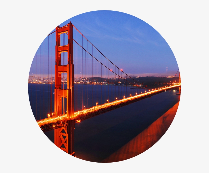 San Francisco - " - Golden Gate Bridge, transparent png