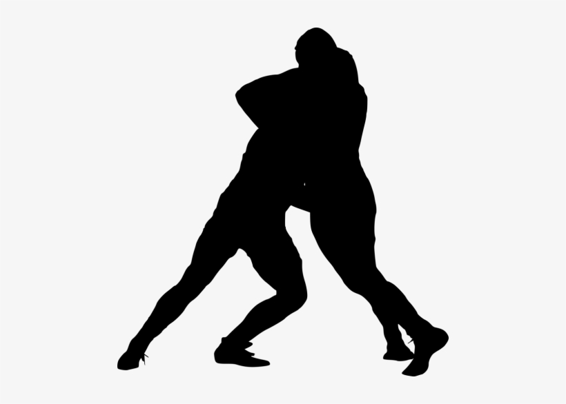 Free Png Sport Wrestling Silhouette Png Images Transparent - Woman Walking Silhouette Png, transparent png