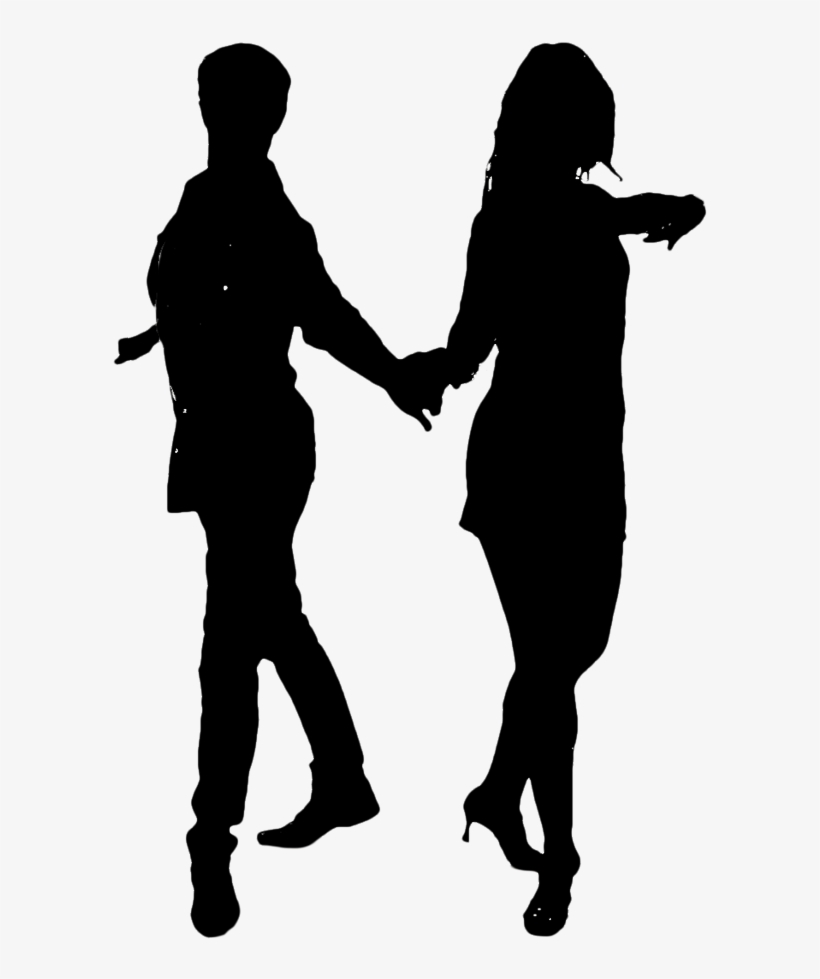 Running Person Silhouette Front, transparent png