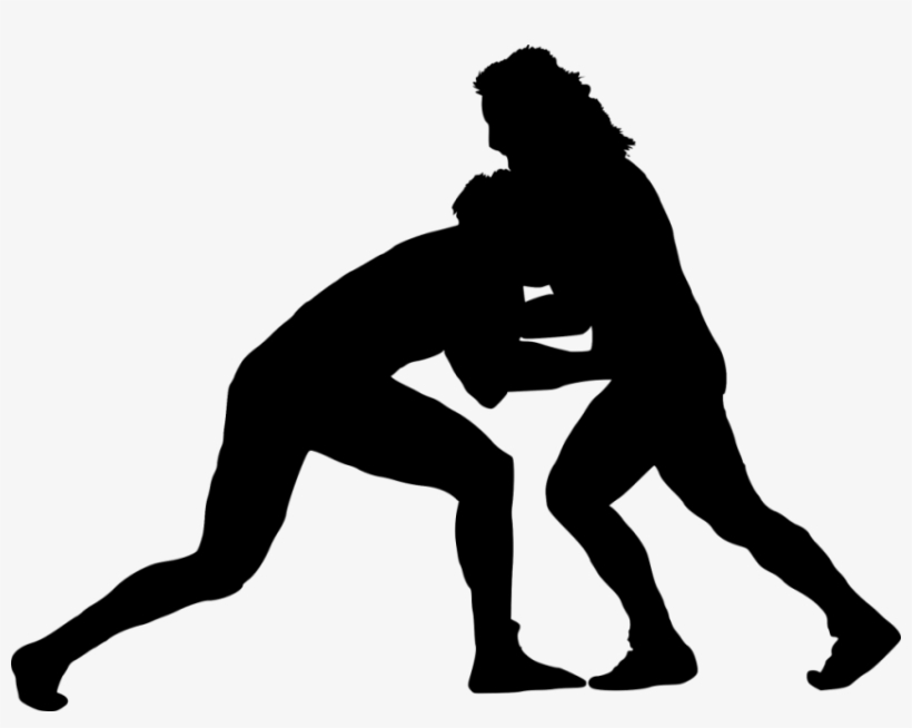 Free Png Sport Wrestling Silhouette Png Images Transparent - Portable Network Graphics, transparent png