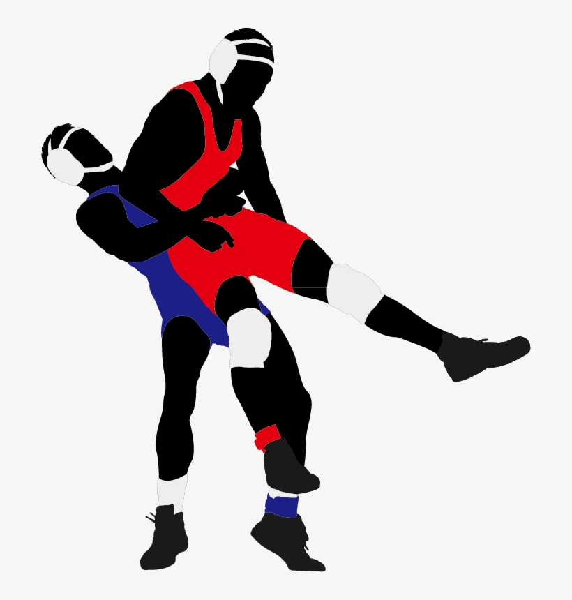 Wrestling Silhouette Clip Art At Getdrawings - Silhouette Wrestling, transparent png