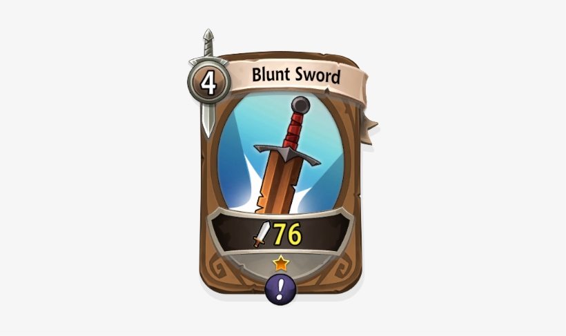 Melee 0 Card Hero Blunt Sword - Melee, transparent png