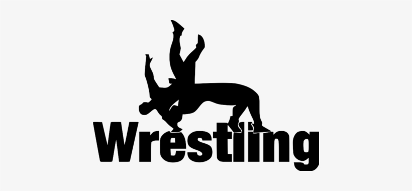 Wrestling Png - Wrestling Clipart Black And White, transparent png