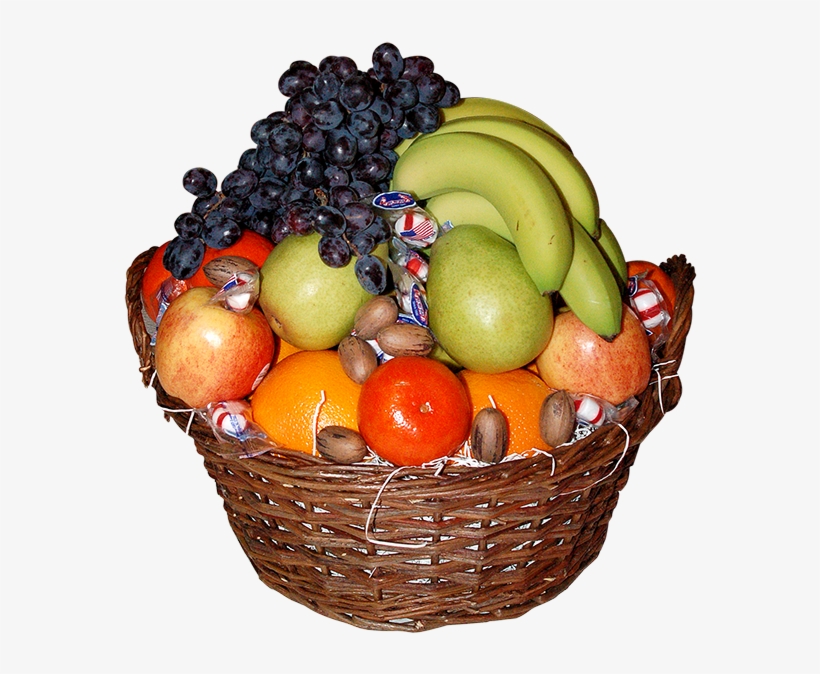 Premium Fruit Basket - Basket Of Berries Png, transparent png