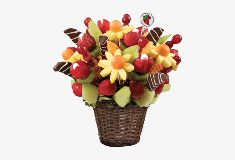 Cute Christmas Gift Basket - Fruit Bouquet Png, transparent png