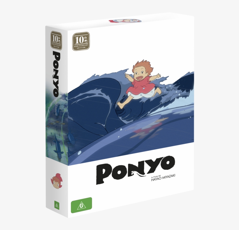 "beautiful Film Made Even More Beautiful By This Incredible - Ponyo On The Cliff By The Sea Dvd Age, transparent png