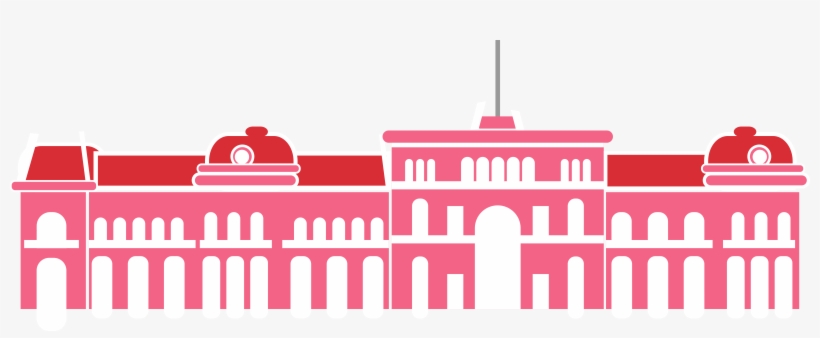 Casa Rosada Clipart - Casa Rosada Logo Png, transparent png
