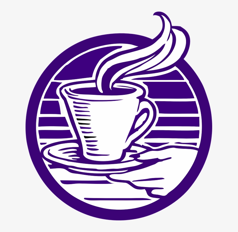 Hot Coffee Cup Icon - Logo Kopi Vektor Png.