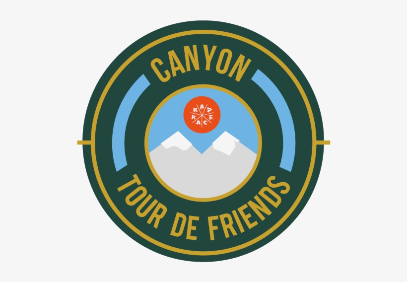 Canyon X Rad Race Tour De Friends 2018 Logo - Graphic Design, transparent png