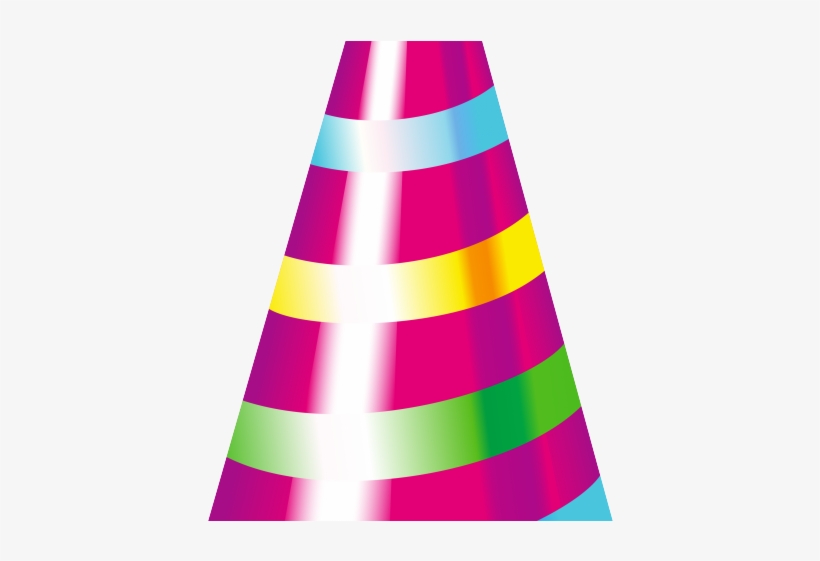 Birthday Hat Clipart Birthdat - Pink Party Hat Png Hd, transparent png