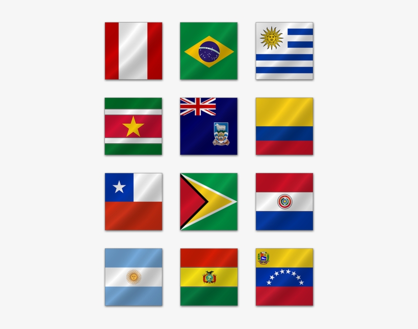Sud American Flags Icon Pack By Alpak - Icon, transparent png
