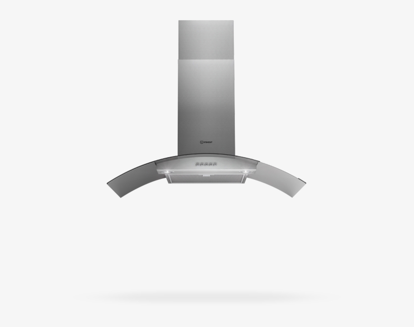 Hoods - Indesit Ihc9.5samix Cooker Hood Chimney Stainless Steel, transparent png