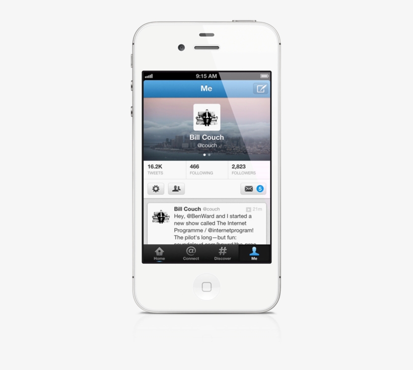 Twitter Iphone - Twitter Display On Iphone, transparent png