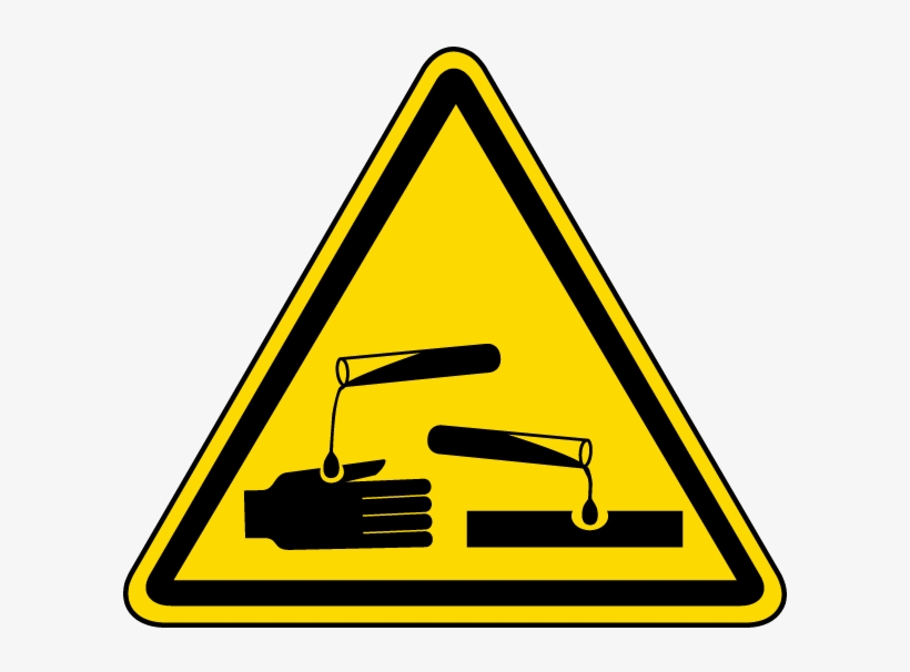 Corrosive Substance Warning Label - Laser Beam Hazard Symbol, transparent png