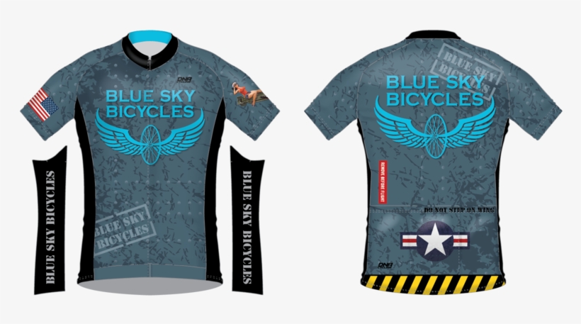 Blue Sky Race Jersey - Cleveland, transparent png
