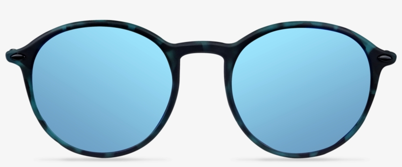 Blue Sky Reflective Rounds - Glasses, transparent png